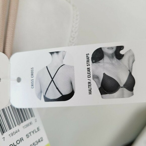 Wacoal Custom Contours Convertible Bra 65342 38B Nude Discontinued Underwire - Picture 9 of 12